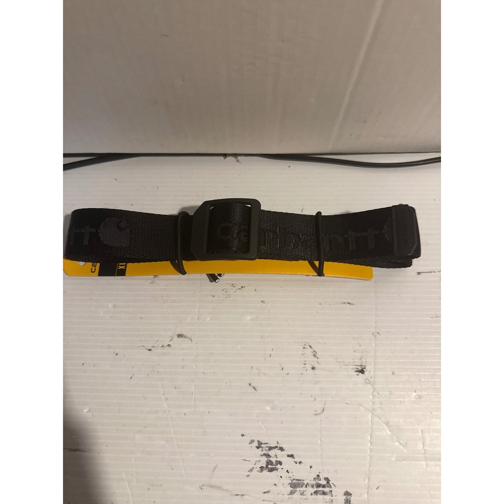 Carhartt Mens Ladder Lock Belt‎ Black Heavy Duty Webbing XL WB5768-M NEW